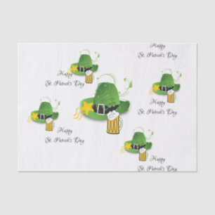 Sint Patrick's Day Weefselpapier Beer Tissuepapier