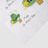 Sint Patrick's Day Weefselpapier Beer Tissuepapier (Detail)