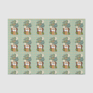 Sint Patrick's Day Weefselpapier Dog Tissuepapier