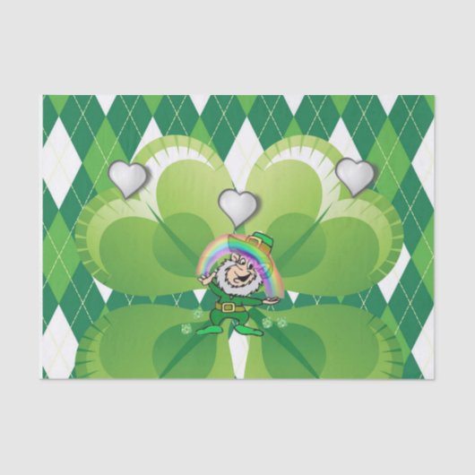 Sint-Patrick's Day Weefselpapier Tissuepapier (Voorkant)