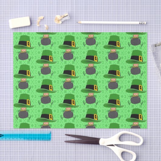 Sint-Patrick's Day Weefselpapier Tissuepapier (Craft)