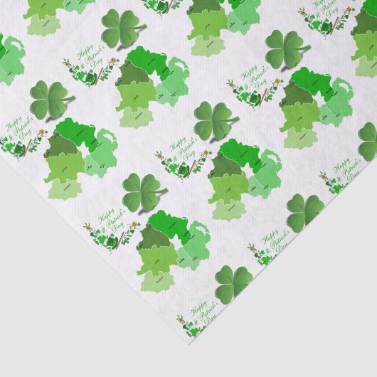 Sint-Patrick's Day Weefselpapier Tissuepapier (Detail)