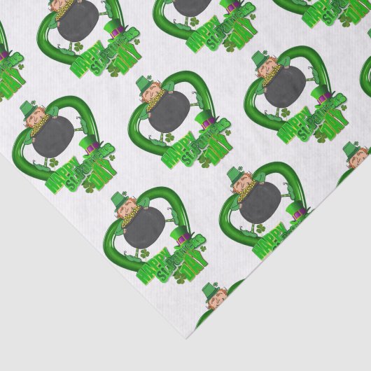 Sint-Patrick's Day Weefselpapier Tissuepapier (Detail)