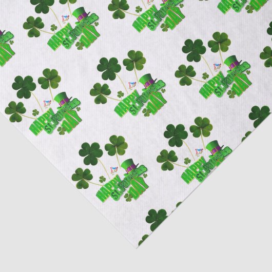 Sint-Patrick's Day Weefselpapier Tissuepapier (Detail)
