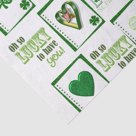 Sint-Patrick's Day Weefselpapier Tissuepapier (Detail)