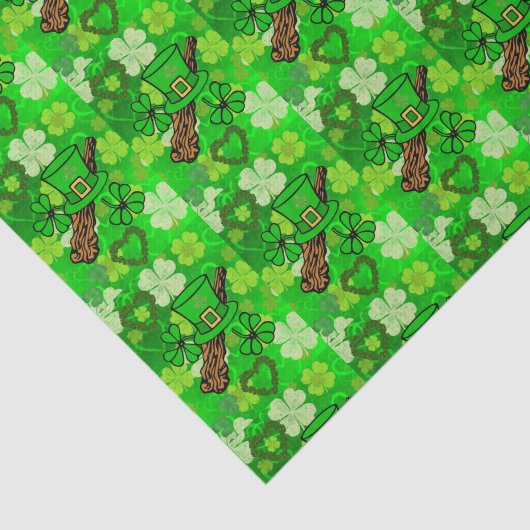 Sint-Patrick's Day Weefselpapier Tissuepapier (Detail)
