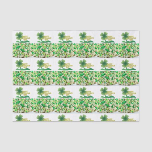 Sint-Patrick's Day Weefselpapier Tissuepapier (Voorkant)