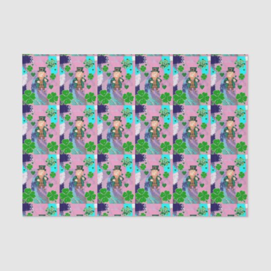 Sint-Patrick's Day Weefselpapier Tissuepapier (Voorkant)