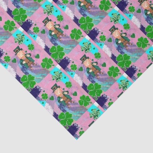 Sint-Patrick's Day Weefselpapier Tissuepapier (Detail)