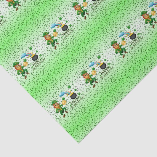 Sint-Patrick's Day Weefselpapier Tissuepapier (Detail)