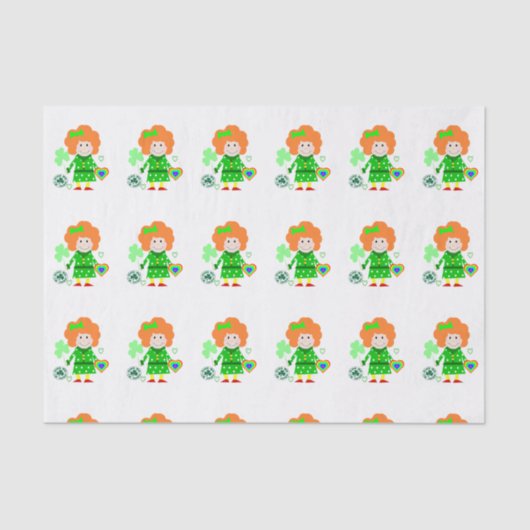 Sint-Patrick's Day Weefselpapier Tissuepapier (Voorkant)