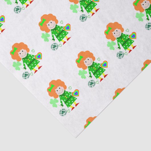 Sint-Patrick's Day Weefselpapier Tissuepapier (Detail)