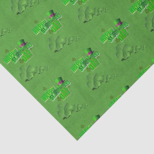 Sint-Patrick's Day Weefselpapier Tissuepapier (Detail)