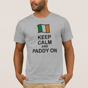 Sint-Patricks-eendagskuiken BEWAREN CALM en PADDY T-shirt