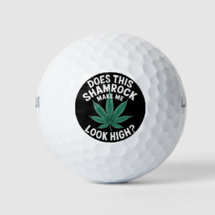 Sint-Patricks Grappige Feest voor Jongens Grote Pa Golfballen