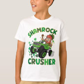 Sint-Patricks leprechaun monstertruck T-shirt (Voorkant)