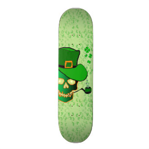 Sint Patricks schedel Skateboard