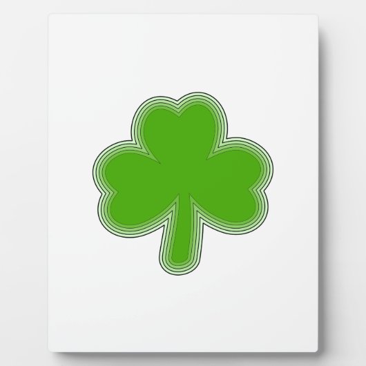 Sint Patrick's Shamrock Drawing Fotoplaat (Voorkant)