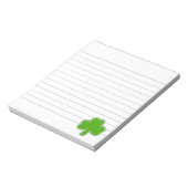 Sint Patrick's Shamrock Drawing Notitieblok (Gedraaid)