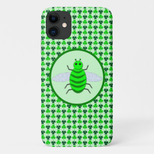 Sint-Patricksdag Bij en Shamrocks iPhone 11 Hoesje