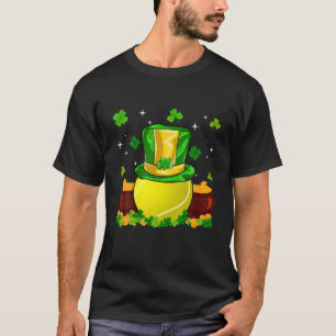 Sint Pattys Day Tennis Irish Pet Sport Lover Match T-shirt