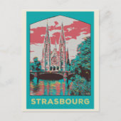 Sint-Paul Kerk afbeelding Frankrijk Post Briefkaart (Voorkant)