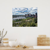 Sint-Paul, Landschap Minnesota Poster (Keuken)