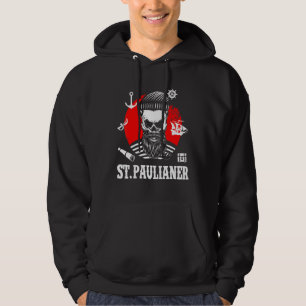 Sint Pauli Hamburg Skull Paulian Saint Pauli Hoodie
