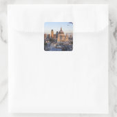 Sint-Paul's kathedraal Vierkante Sticker (Tas)