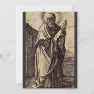 Sint-Paulus de apostel leraar der volkeren Kunst Feestdagenkaart