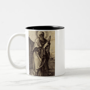 Sint-Paulus de apostel leraar der volkeren Kunst Tweekleurige Koffiemok