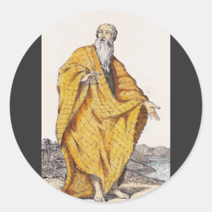 Sint-Paulus van Thebe Eerste Christelijke Kluizena Ronde Sticker