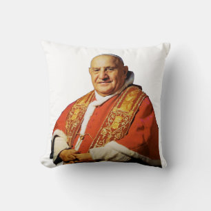 Sint Paus Johannes XXIII hoofd van de Katholieke K Kussen