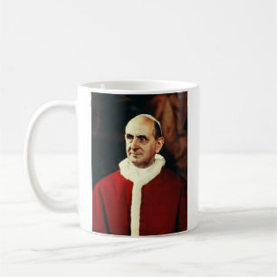 Sint Paus Paulus VI hoofd van de Katholieke Kerk Koffiemok