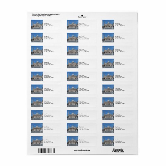 Sint-Peter Basilica-Vaticaanstad Etiket (Full Sheet)