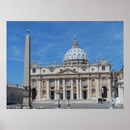 Sint-Peter Basilica-Vaticaanstad Poster (Voorkant)