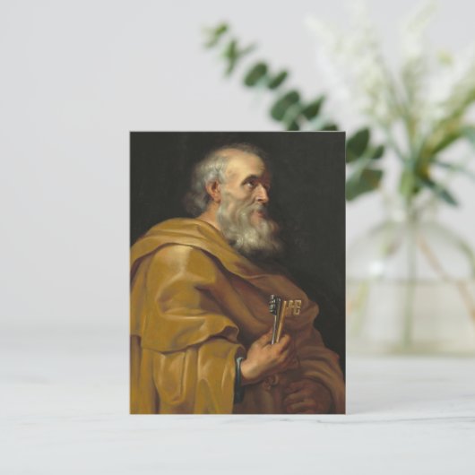 Sint-Peter door Peter Paul Rubens Briefkaart (Staand voorkant)
