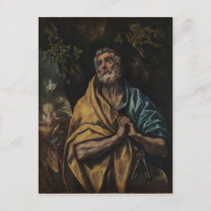 Sint-Peter, Fine Art El Greco Briefkaart