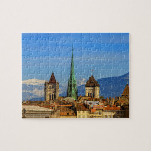 Sint-Peter kathedraal, Genève, Zwitserland Legpuzzel