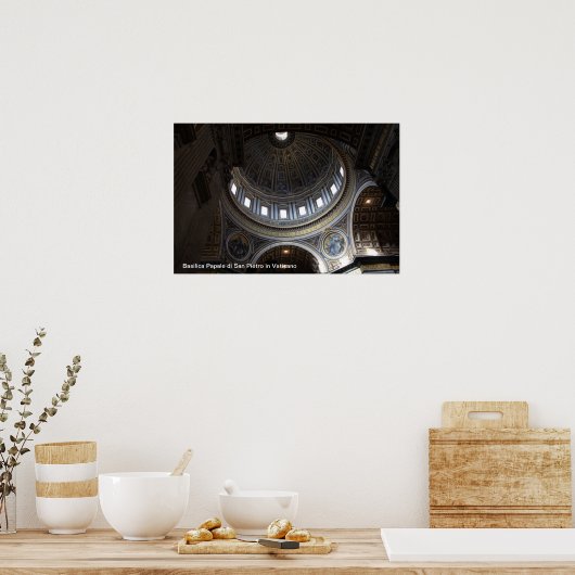 Sint-Peter's Basilica Poster (Keuken)