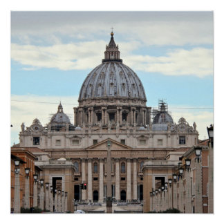 Sint-Peter's Basilica Vaticaanstad Poster Perfect Poster