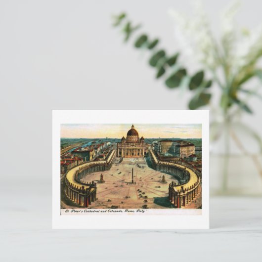 Sint-Peter's kathedraal, Rome, Italië Briefkaart (Staand voorkant)