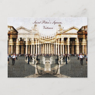 Sint Peter's plein, Vaticaan briefkaart