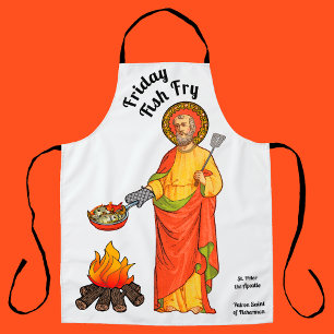 Sint-Peters vrijdagvisgerecht (eenvoudig) Schort