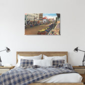 Sint-Petersburg, FL - Uitzicht van Central Ave w/ Canvas Afdruk (Insitu (Slaapkamer))