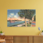 Sint-Petersburg, FL - Uitzicht van Koffee Pot Canvas Afdruk (Insitu (Woonkamer))