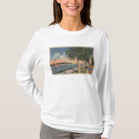 Sint-Petersburg, FL - Uitzicht van Koffee Pot T-shirt (Voorkant)