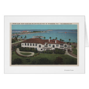 Sint-Petersburg, Florida - Aerial of Yacht