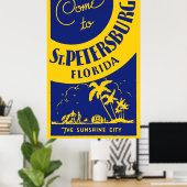  Sint-Petersburg Florida Poster (Thuiskantoor)