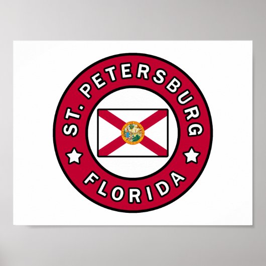 Sint-Petersburg Florida Poster (Voorkant)